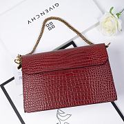 Givenchy Cowhide Crocodile Red Size 29 cm - 2