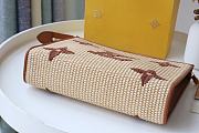 Louis Vuitton Pochette Voyage Monogram Raffia M80351 Size 25 x 20 x 5.5 cm - 5