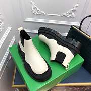 Bottega Veneta Short Boots in Black/ White - 3