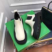 Bottega Veneta Short Boots in Black/ White - 2