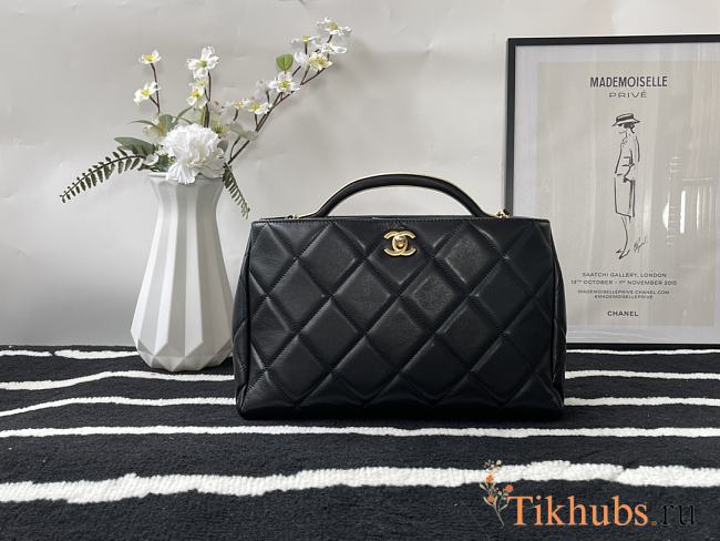 Chanel Handbag Bag Black Size 30 x 12 x 28 cm - 1