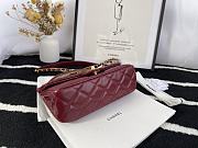 Chanel Mini Castle Series Hanger Bag Red 22 cm - 6