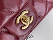 Chanel Mini Castle Series Hanger Bag Red 22 cm - 2