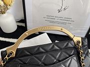 Chanel Mini Castle Series Hanger Bag Black 22 cm - 4