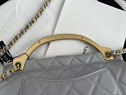 Chanel Mini Castle Series Hanger Bag Gray 22 cm - 6