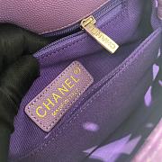 Chanel Coco Handle Purple 92993 Size 23 cm - 3