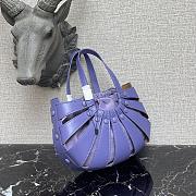 Bottega Veneta The Shell Bag Purple Size 40 x 12 x 25 cm - 4