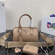 Prada Pillow Bag Beige 1BB846 Size 20 x 11 x 11.5 cm - 1