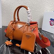 Prada Pillow Bag Orange 1BB846 Size 20 x 11 x 11.5 cm - 5