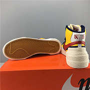 Trailblazers Neymar Sacai x Nike Blazer Mid white yellow red - 5