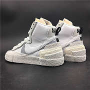 Pioneer Neymar Sacai x Nike Blazer Mid series and Neymar x Nike Shox R4 white gray correct original - 5