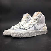 Pioneer Neymar Sacai x Nike Blazer Mid series and Neymar x Nike Shox R4 white gray correct original - 6