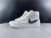 Nike Blazer Mid 77 Sketch White Black CW7580-101 - 4