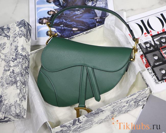 Dior Saddle Vintage Green M9001 Size 25.5 x 20 x 6.5 cm - 1