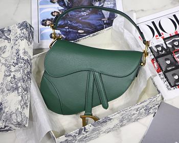 Dior Saddle Vintage Green M9001 Size 25.5 x 20 x 6.5 cm