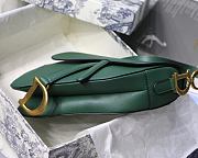 Dior Saddle Vintage Green M9001 Size 25.5 x 20 x 6.5 cm - 6