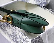 Dior Saddle Vintage Green M9001 Size 25.5 x 20 x 6.5 cm - 5