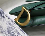 Dior Saddle Vintage Green M9001 Size 25.5 x 20 x 6.5 cm - 4