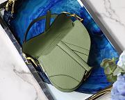 Dior Saddle Matcha Green S9001 Size 19.5 x 16 x 6.5 cm - 2