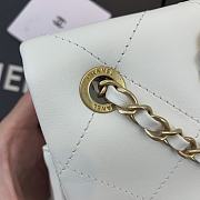 Chanel Flip-Top Chain Bag White AS1466 Size 26 x 17 x 6 cm - 6