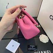 Chanel Flip-Top Chain Bag Pink AS1466 Size 26 x 17 x 6 cm - 5