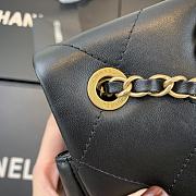 Chanel Flip-Top Chain Bag Black AS1466 Size 26 x 17 x 6 cm - 4