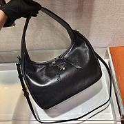 Prada Underarm Bag Black 1BC132 Size 26 x 21 x 9.5 cm - 3