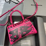 Balanciaga Hourglass Bag Pink/Black Size 23 x 10 x 14 cm - 4