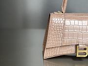 Balenciaga Hourglass Bag Crocodile Pattern Size 23 x 10 x 24 cm - 2