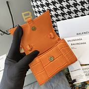 Balencia Hourglass Bag Orange Size 12 x 4 x 7.5 cm - 6