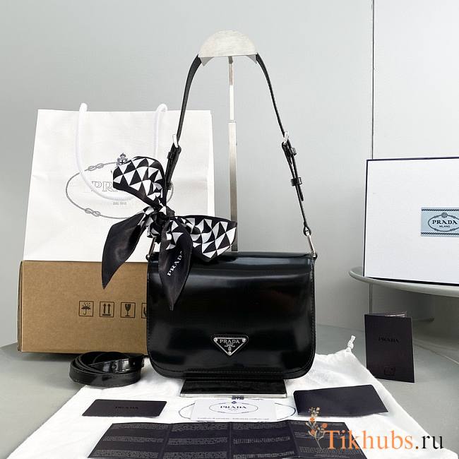 Prada Shoulder Bag Black 6716 Size 20 x 15 x 8 cm - 1