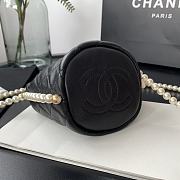 Chanel Mini Drawstring Bag Black Size 12 x 12 x 12 cm - 5