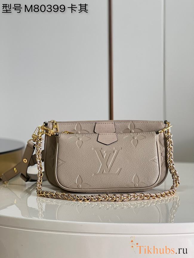 LV Multi Pochette Accessoires Monogram Empreinte Leather M80399  - 1