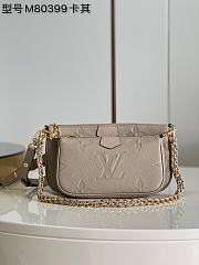 LV Multi Pochette Accessoires Monogram Empreinte Leather M80399  - 1