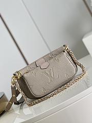 LV Multi Pochette Accessoires Monogram Empreinte Leather M80399  - 2