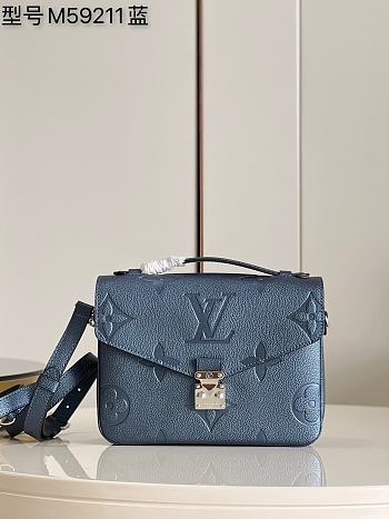 LV Pochette Métis Monogram Empreinte Leather M59211 Size 25 x 19 x 7 cm