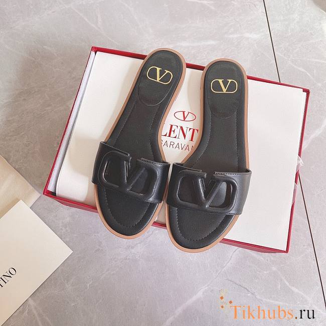 Valentino Black Flats - 1