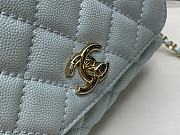 Chanel Coco Mini Mint 99003 Size 13 × 19 × 9 cm - 4