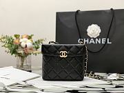 Chanel Retro Box Black 99114 Size 14.5 x 16.5 x 7 cm - 1