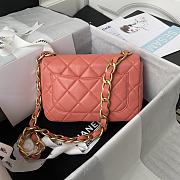 Chanel Flap Bag Small Pink Size 22 × 5 × 15.5 cm - 4