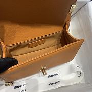 Chanel Leboy Grain Calfskin Caramel 67085 Size 20 cm - 2