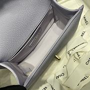 Chanel Leboy Grain Calfskin Light Purple 01 67085 Size 20 cm - 2