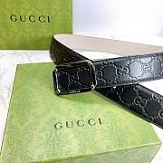 Gucci Belt 403941 Silver Size 3.8 cm - 5