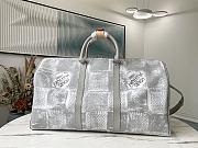 Lv Keepall Bandoulière 50 Travel Bag Gray N50069 Size 50 x 29 x 23 cm - 2