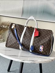 LV Basketball Keepall 55 Travel Bag M45587 Size 55 x 27 x 20 cm - 1