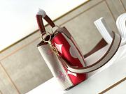 Louis Vuitton Capucines BB Red Buckle M57651 Size 27 x 18 - 6