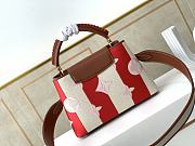 Louis Vuitton Capucines BB Red Buckle M57651 Size 27 x 18 - 5