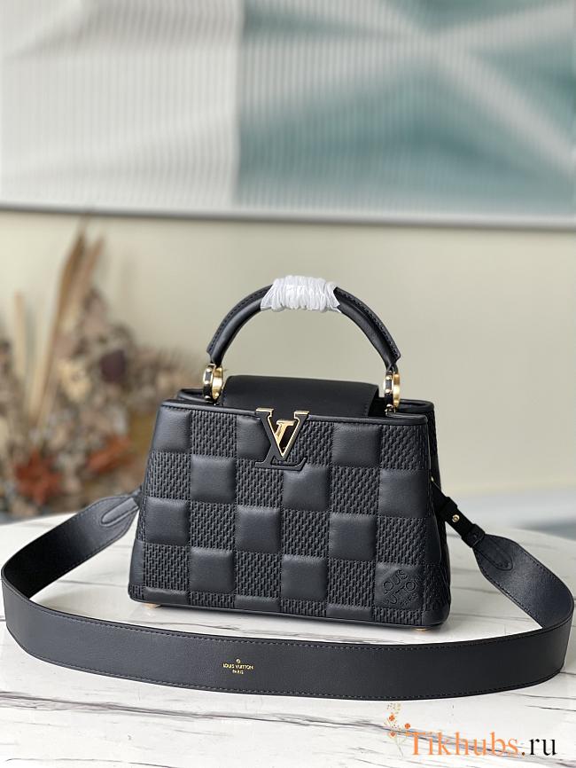 LV Capucines Handbag Black M59225 Size 27 x 18 x 9 cm - 1