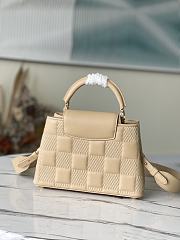 LV Capucines Handbag Beige M59225 Size 27 x 18 x 9 cm - 2