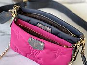 LV Maxi Multi Pochette Accessoires Rose Red M58980 Size 34 x 21.5 x 5 cm - 6